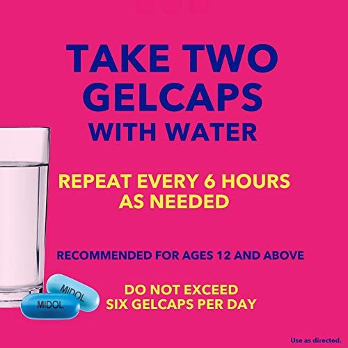 Midol Complete Gelcaps 24ct: Midol Complete Menstrual Pain Relief Gelcaps with Acetaminophen MidolAu supplements