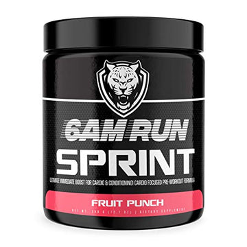 6AM Run Sprint - Pre Workout Powder for Instant Energy Boost for Cardio and Focus 6AM RunAu supplements