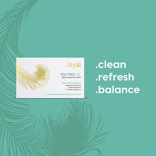 Loyal Tea Tree Oil - Suppository Melts - Supports Odor Control - Soothes Discomfort - Promotes Healthy pH LoyalAu supplements