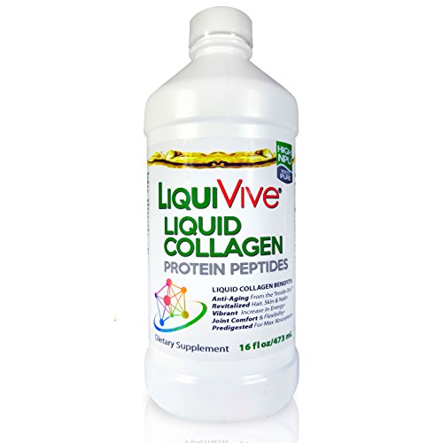 LiquiVive Liquid Collagen Protein Peptides Concentrate | Pure Hydrolyzed Super Multi Collagen Life MiracleUS supplements