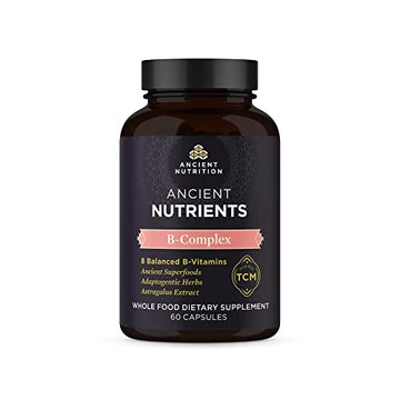 Ancient Nutrition Vitamin B Complex Supplement, 8 Balanced B-Vitamins, Supports Healthy Ancient NutritionUS supplements
