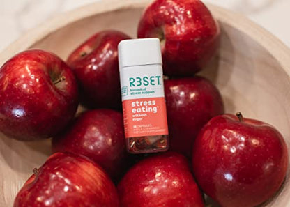 R3SET Stress Eating Daily Supplement Capsules – Apple Cinnamon – 28ct R3SETUS supplements