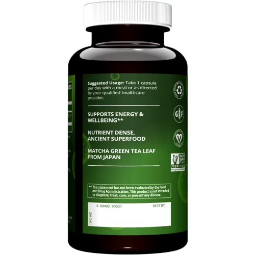 MRM Matcha Green Tea Capsules 60 Servings MRMUS supplements