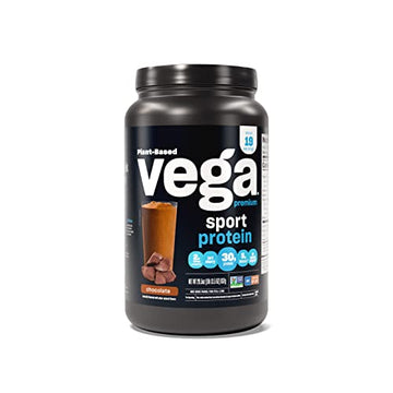 Vega Premium Sport Protein Chocolate Protein Powder, Vegan, Non GMO, Gluten Free VegaUS supplements