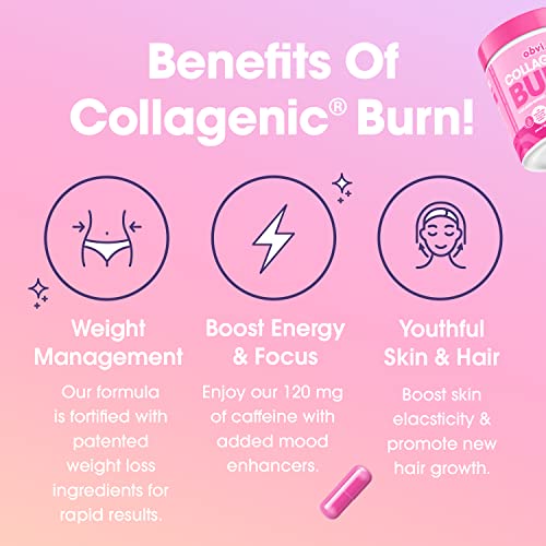 Obvi Collagenic Burn, Collagenic Fat Burner, Thermogenic Fat Burner for Weight Loss ObviUS supplements