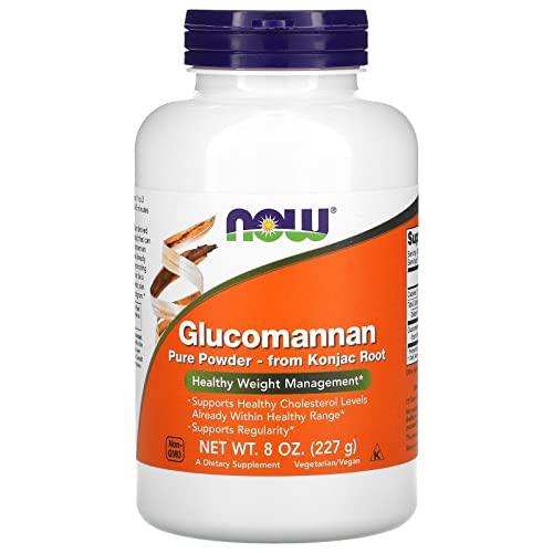 NOW Supplements, Glucomannan (Amorphophallus konjac) Pure Powder, Supports Regularity NOWUS supplements