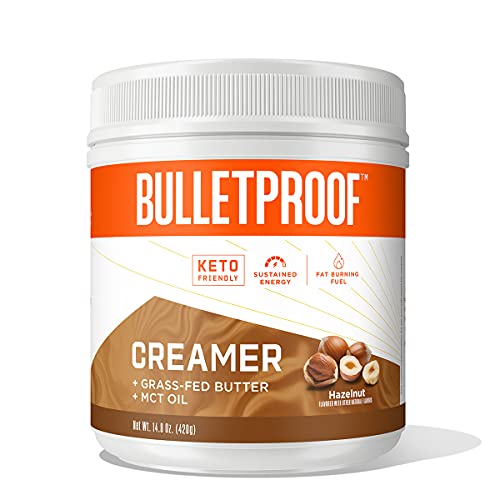 Bulletproof Hazelnut Creamer, 14.8 Ounces, Keto Coffee Creamer with MCT Oil and Grass BulletproofAu supplements