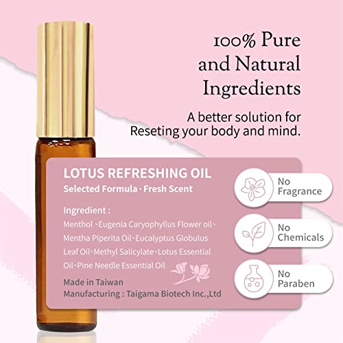 Don Du Ciel Organic and Kid-Friendly Lotus Essential Oil Blend Roll On for Stress Relief and Itch Relief Don Du CielAu supplements