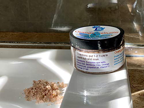 Cellulite and Slimming Salt Bath Soak With Orange Polyphenols,4oz Jar, Diva Stuff Diva StuffAu supplements