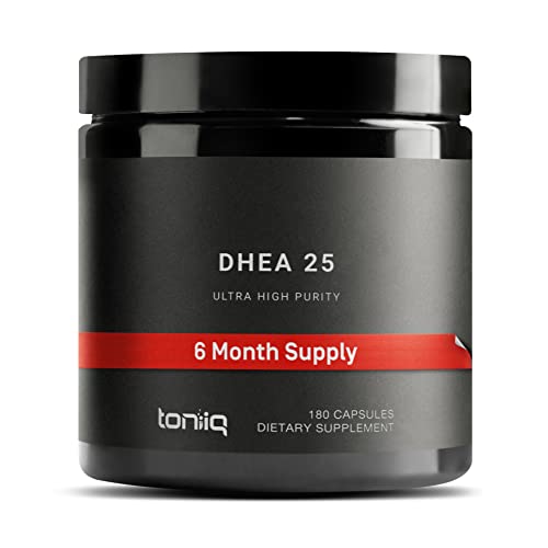 Toniiq Ultra High Strength DHEA Capsules - DHEA for Men and Ladies - 25mg Micronized ToniiqUS supplements