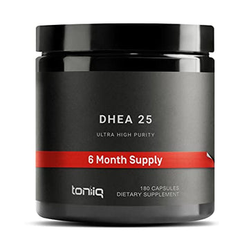 Toniiq Ultra High Strength DHEA Capsules - DHEA for Men and Ladies - 25mg Micronized ToniiqUS supplements
