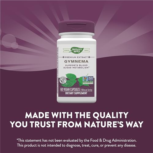Nature's Way Gymnema Capsules, 500 mg per serving, 60 Count Nature's WayAu supplements