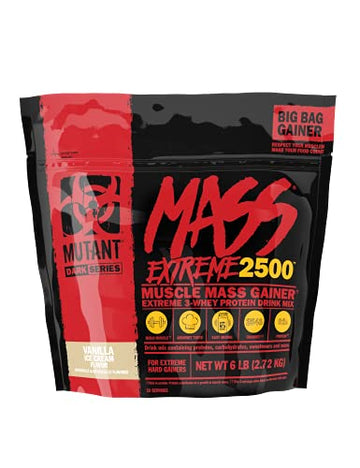 Mutant Mass Extreme Gainer Whey Protein Powder, Build Muscle Size & Strength with High-Density Clean Calories MutantAu supplements