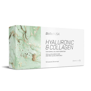 BioTechUSA Hyaluronic&Collagen, Food Supplement Capsules containing Collagen, hyaluronic Acid BioTechUSAAu supplements