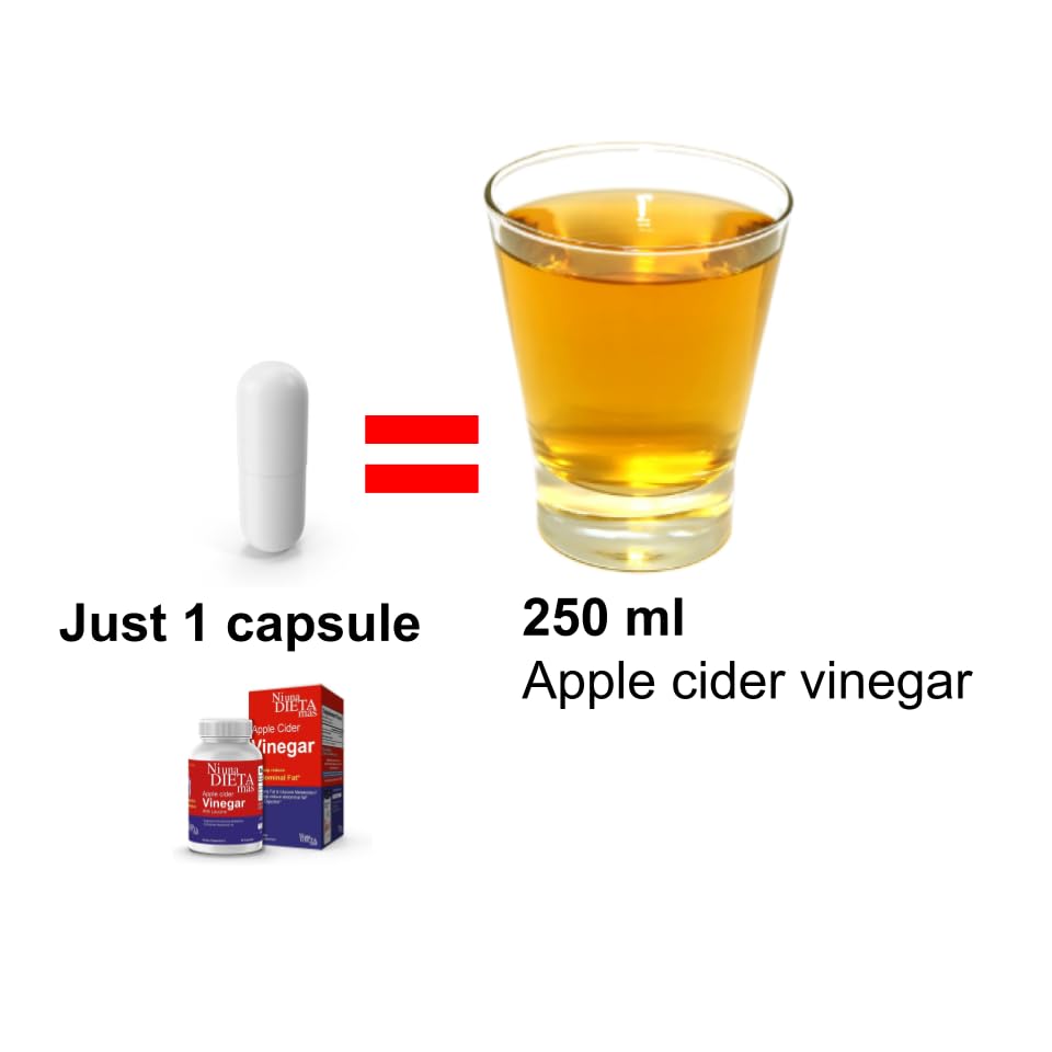 Reduce Abdominal Fat - Vinegar Capsules - Best for Weight Loss - Glucose Ni una dieta másAu supplements