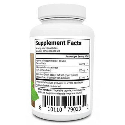 Dr. Berg Ashwagandha Capsules 1500mg - Includes Organic Ashwagandha Root Dr. Berg NutritionalsUS supplements