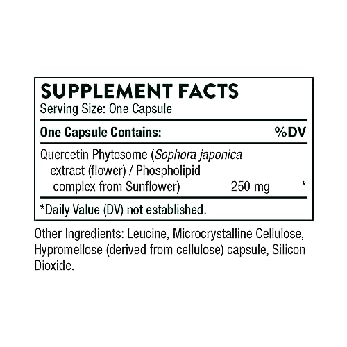 THORNE Quercetin Phytosome - Exclusive Phytosome Complex for Immune Health THORNEUS supplements