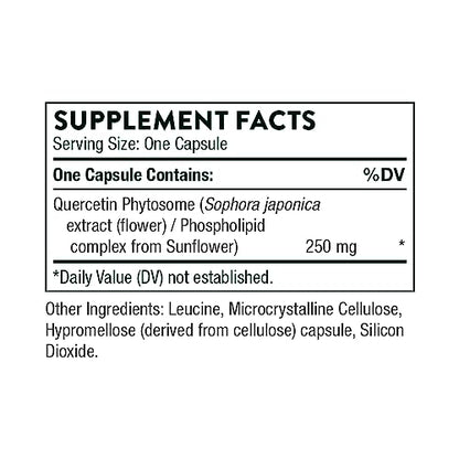 THORNE Quercetin Phytosome - Exclusive Phytosome Complex for Immune Health THORNEUS supplements
