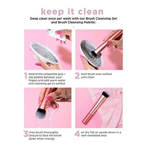 Real Techniques Extra Big Powder Brush, Large Makeup Brush For Powder, Fluffy Head For All-Over Setting, XL Oversized Brush For Quick Application, Cruelty-Free, Synthetic Bristles, 1 Count Real TechniquesAu supplements