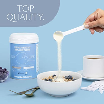 LUV&LIFE Postpartum Vitamin Supplement Powder Vanilla Flavored Has Postnatal Multivitamins LUV&LIFEUS supplements