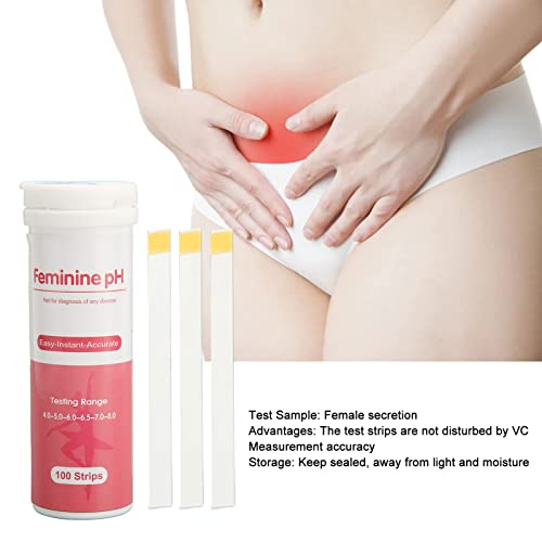 100pcs Vaginal Health PH Test Strips, Accurate Feminine pH Testing for Intimate Health HoroperAu supplements