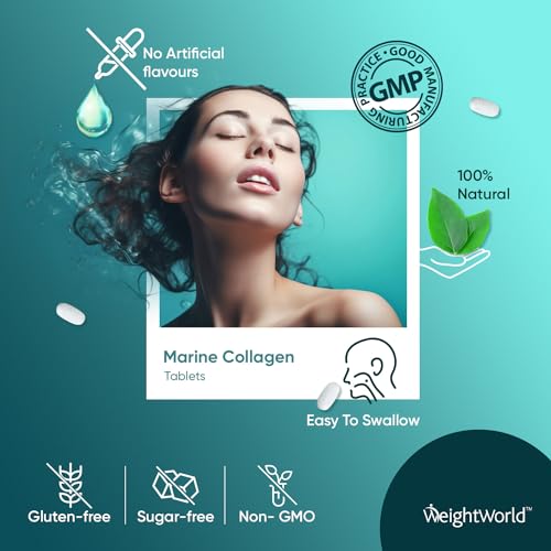Hydrolysed Marine Collagen Tablets 1800mg - Collagen Supplements for Skin, Hair, and Slumber- for Men & Women WeightWorldAu supplements