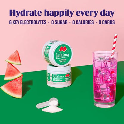 Ultima Replenisher Daily Electrolyte Drink Mix – Watermelon, 30 Servings – Hydration Ultima ReplenisherUS supplements