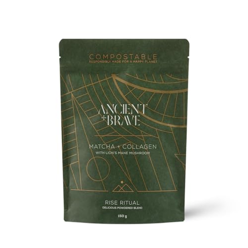 Ancient + Brave Matcha Collagen 150g Pouch - Lion's Mane Mushroom Powder Supplement Ancient + BraveAu supplements