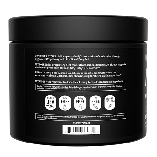 UpNourish Beet Root Powder Nitric Oxide Booster - L arginine L Citrulline Supplements UpNourishAu supplements