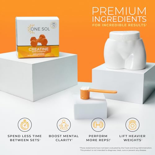 One Sol Creatine for Women Booty Gain, All Natural Women's Creatine Powder One SolUS supplements