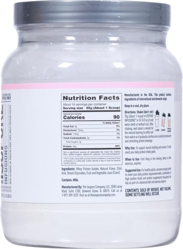 Isopure Protein Powder, Clear Whey Isolate Protein, Post Workout Recovery Drink Mix IsopureUS supplements