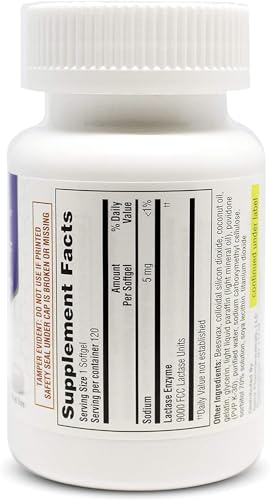 ValuMeds Fast Acting Dairy Relief Lactose Enzymes, 120 Softgels, Help Prevent Gas ValuMedsUS supplements