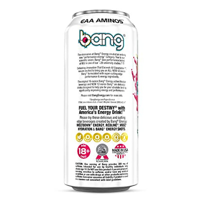 Bang Energy Power Punch, Sugar-Free Energy Drink, 16-Ounce (Pack of 12) BANGUS supplements