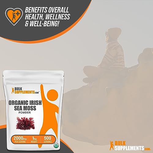 BULKSUPPLEMENTS.COM Organic Irish Sea Moss Powder - Sea Moss Supplement BULKSUPPLEMENTS.COMUS supplements