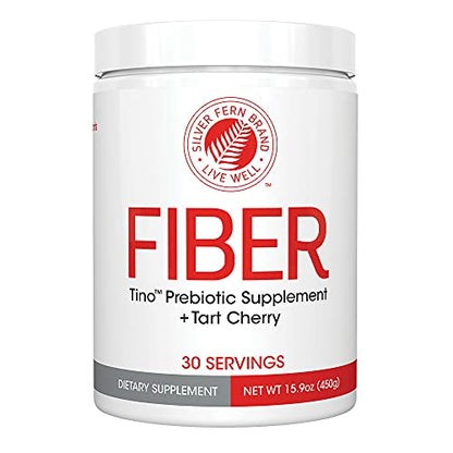 Tino Natural Gluten Free Prebiotic Fiber Supplement - with Tart Cherry Extract & Polycan Silver FernUS supplements