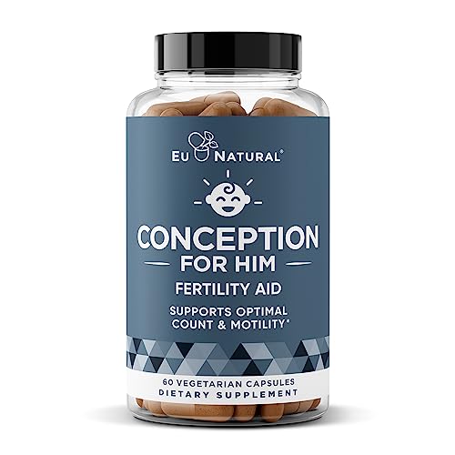 Conception For Him – Fertility Supplements for Men, Male Fertility Booster & Prenatal Eu NaturalUS supplements
