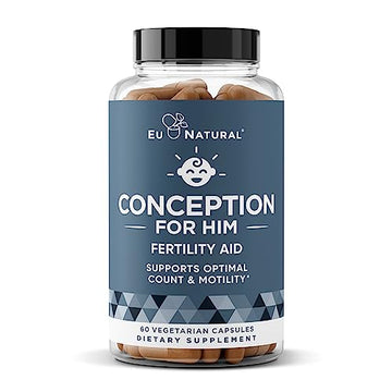 Conception For Him – Fertility Supplements for Men, Male Fertility Booster & Prenatal Eu NaturalUS supplements