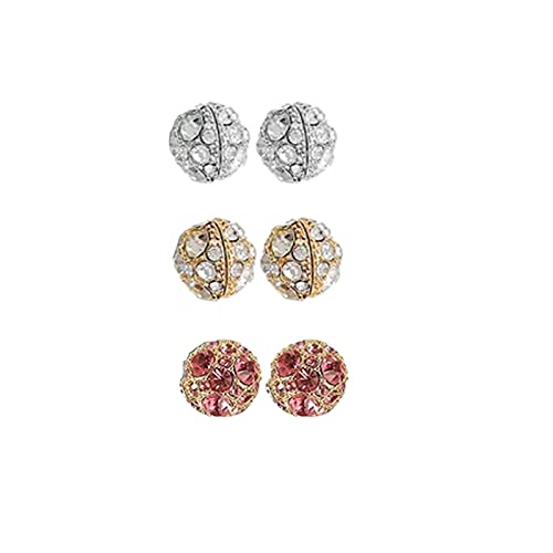 Dorina Ear Acupressure Magnetherapy Detoxi Earrings Set,Magnetic Lymphatic Cubic Zirconia AtiptuUS supplements