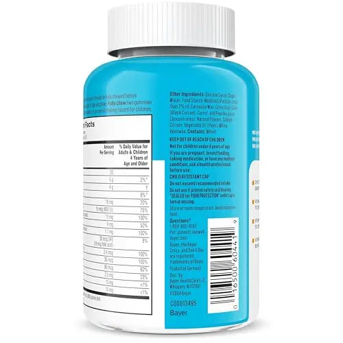 One A Day Kids Multivitamin Gummies, Kids Vitamins with Vitamin C, D, E & Zinc for Immune Support, Childrens Gummy Vitamins ONE A DAYAu supplements
