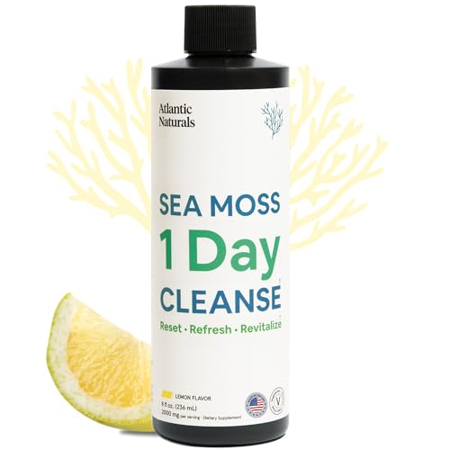 Sea Moss 1 Day Cleanse - Full Body Detox to support bowel movements, Kidney Health Atlantic NaturalsAu supplements