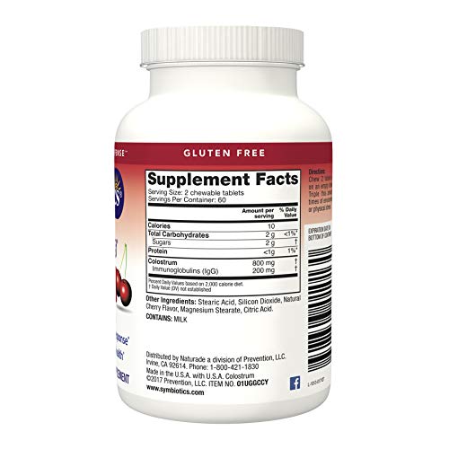 Symbiotics Colostrum 120ct Chewables Plus - Immunity Support for Adult & Kids SymbioticsUS supplements