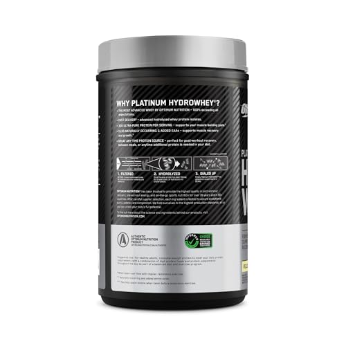 Optimum Nutrition Platinum Hydrowhey Protein Powder, 100% Hydrolyzed Whey Protein Optimum NutritionUS supplements