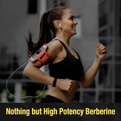 Berberine Supplement 1200mg Berberine HCL - High Bioavailability Microbeadlet Complex CanarataUS supplements