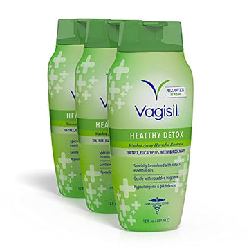 Vagisil Feminine Wash for Intimate Area Hygiene, Healthy Detox, All Over Body Wash for Women VagisilAu supplements