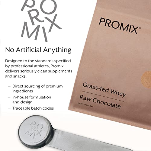 Promix Whey Protein Powder, Raw Chocolate - 2.5lb Bulk - Grass-Fed & 100% All ProMix NutritionUS supplements
