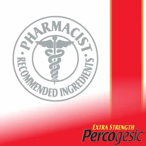 Percogesic Extra Strength Pain Relief | Aspirin Free Dual Action Relief | 40 Coated Caplets (3 Pack) PercogesicAu supplements