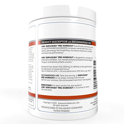 AML ADVANCED MOLECULAR LABS Preworkout, Performance Enhancer, Increases Drive AML ADVANCED MOLECULAR LABSUS supplements