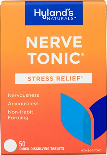 Hyland's Naturals Nerve Tonic Stress Relief Tablets, Natural Relief of Restlessness, Nervousness Hyland'sAu supplements