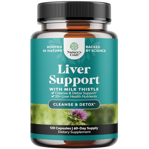 Liver Cleanse Detox & Repair Formula - Herbal Liver Support Supplement with Milk Thistle Natures CraftAu supplements