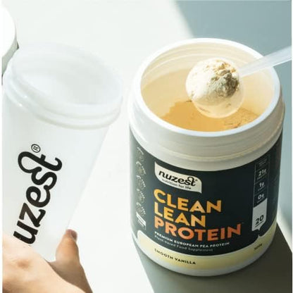 Vegan Protein Powders by Nuzest - Clean Lean Protein - Smooth Vanilla - Plant Based Pea Protein Shake NuzestUS supplements